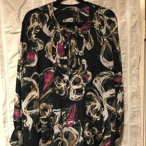 Melissa McCarthy Seven Sharkbite Blouse 1X